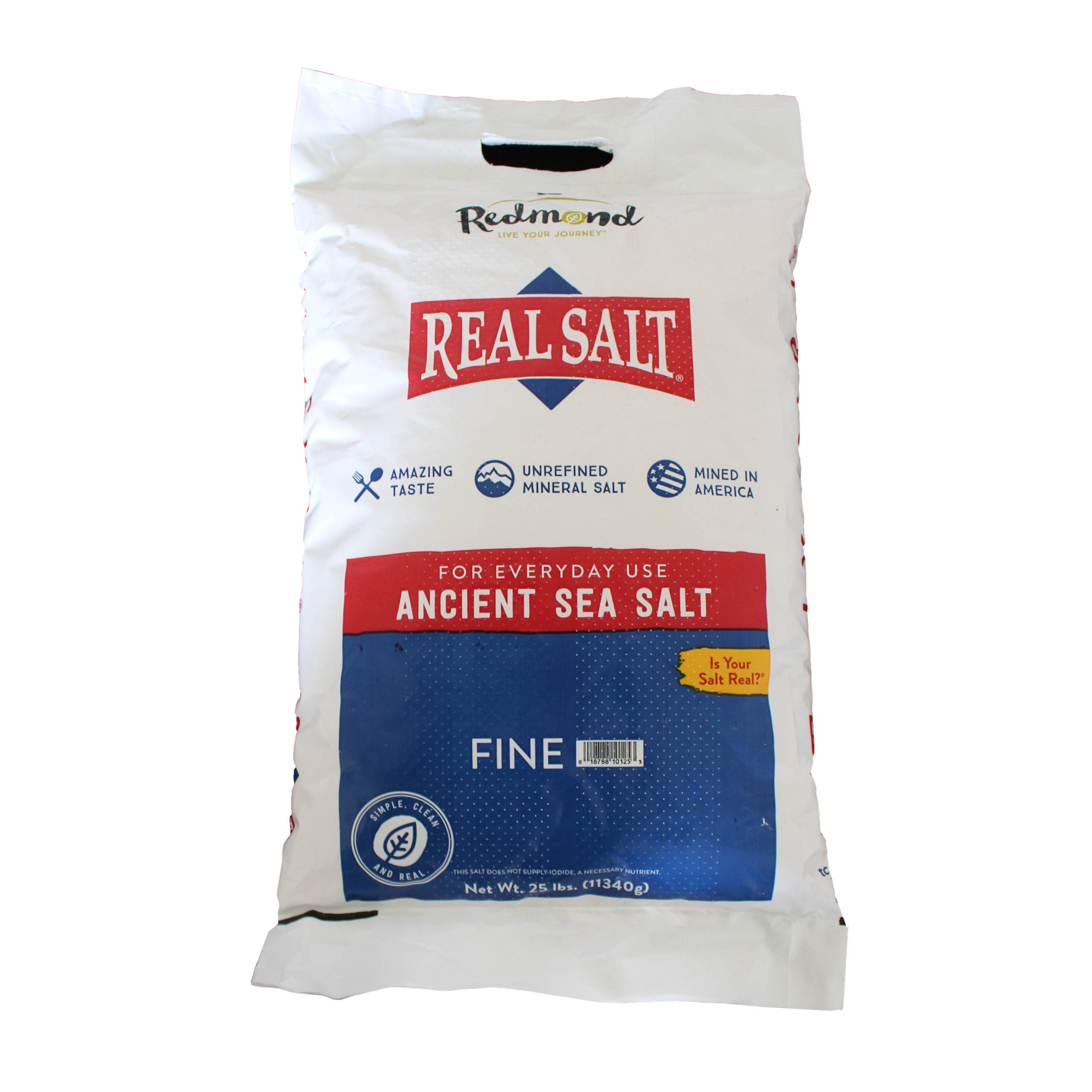 Rainy Day Foods Gluten-Free Non-GMO Real Salt 25 lbs Bag - 8099 Servings - (SHIPS IN 5-10 WEEKS) ancient sea salt fine.