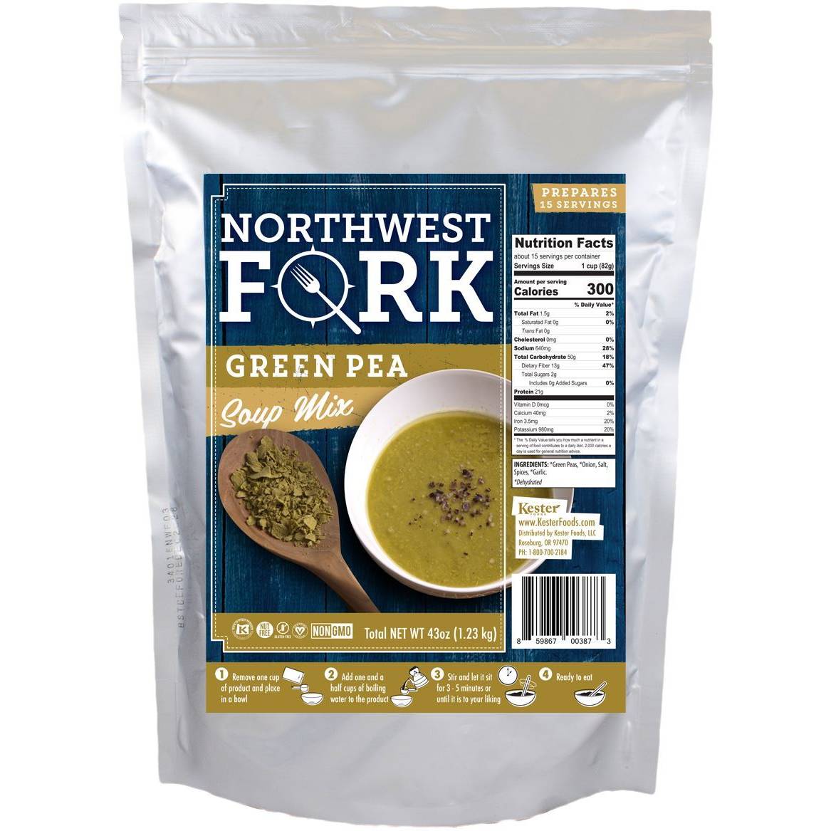 NorthWest Fork Green Pea Soup Mix