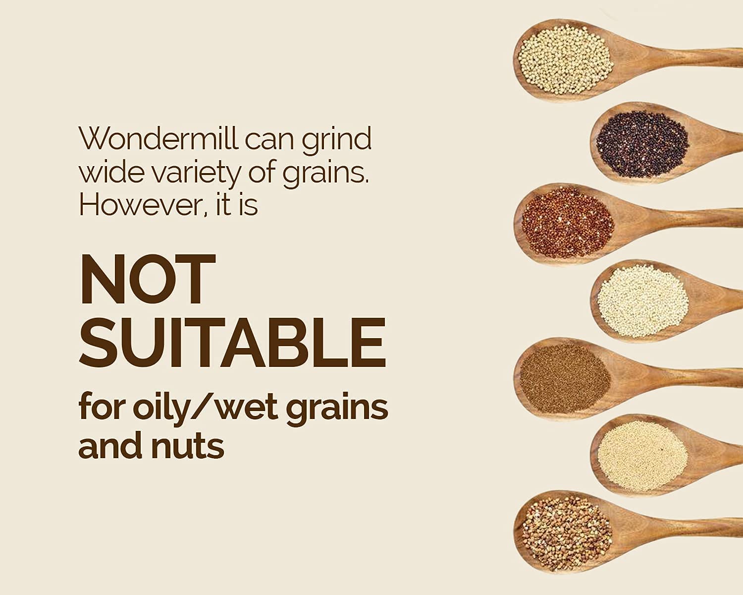 Wonder Mill Grinder Electric- (SHIPS IN 1-2 WEEKS) offers a wide variety of suitable not only for grinding grains and nuts.