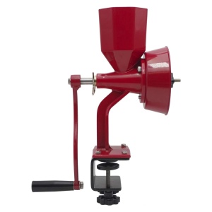A Wonder Mill Junior Grinder (Deluxe) Manual Red- (SHIPS IN 1-2 WEEKS) on a white background.