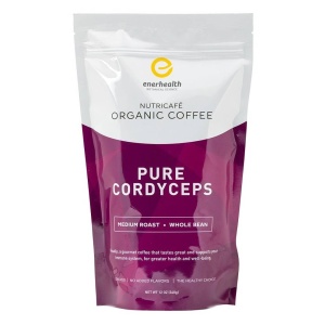 Organic coffee with pure cordyceps.