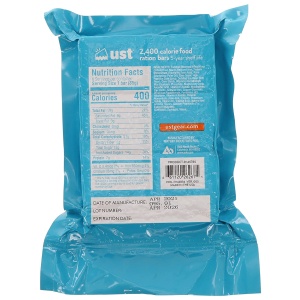 UST Emergency Food Rations package on a white background.