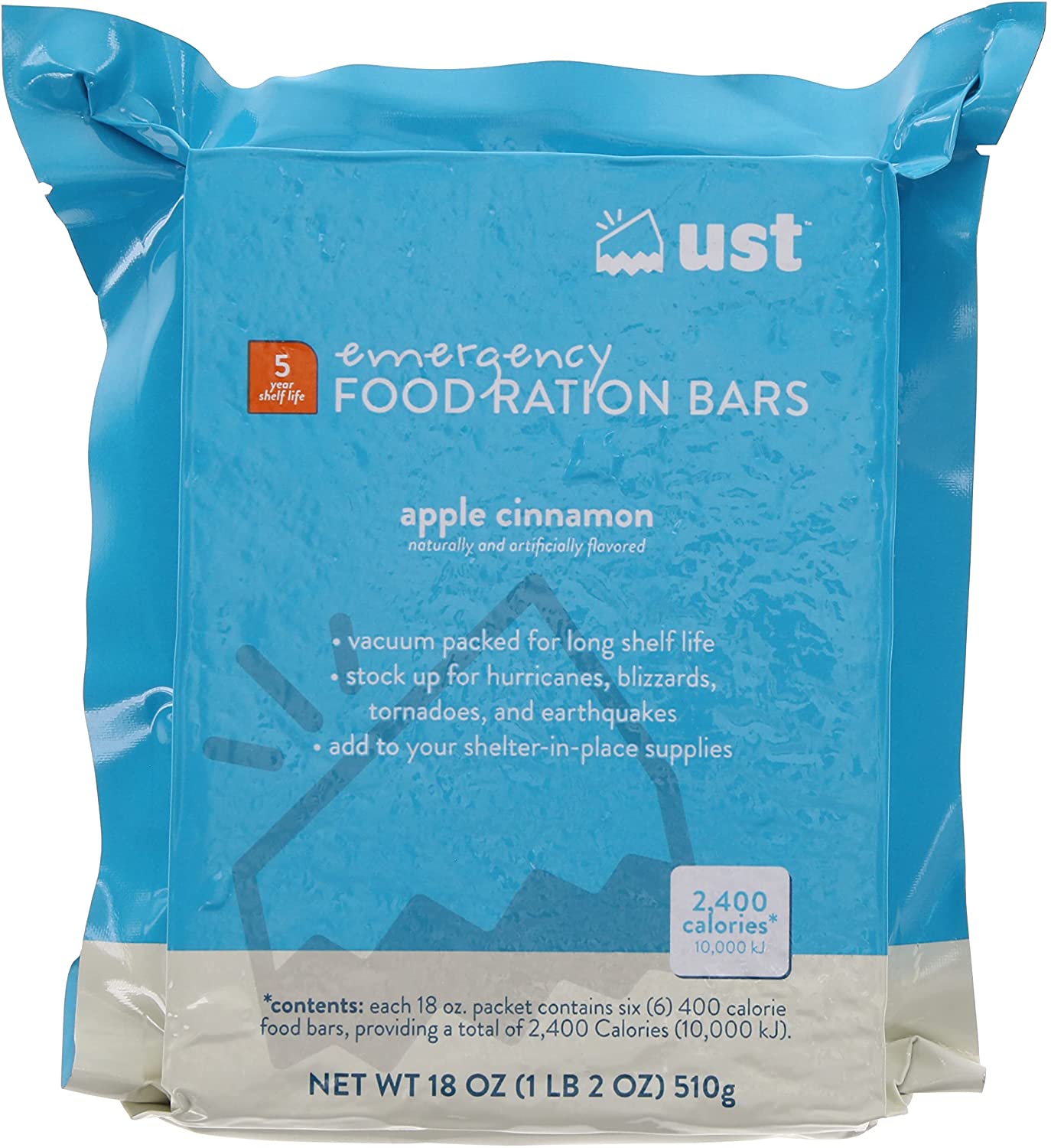 UST Emergency Food Rations on white background.