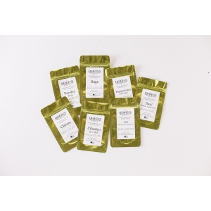 Seven varieties of heirloom herbs seed kit, shipped in 1-2 weeks.