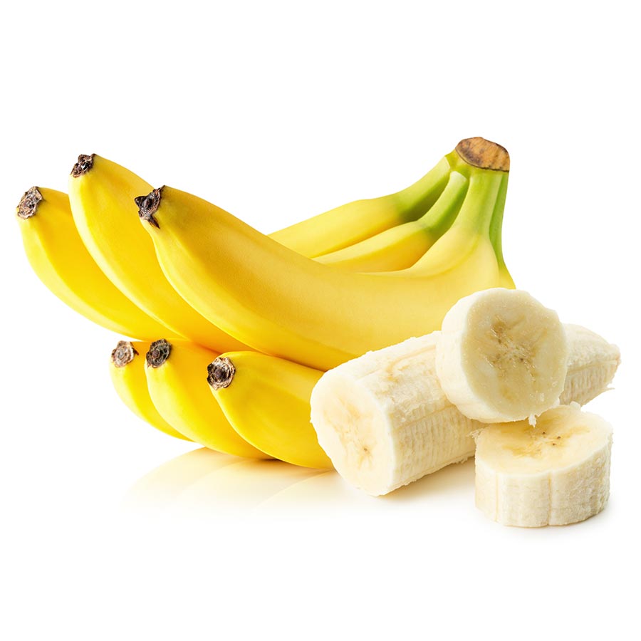 A bunch of gluten-free bananas.