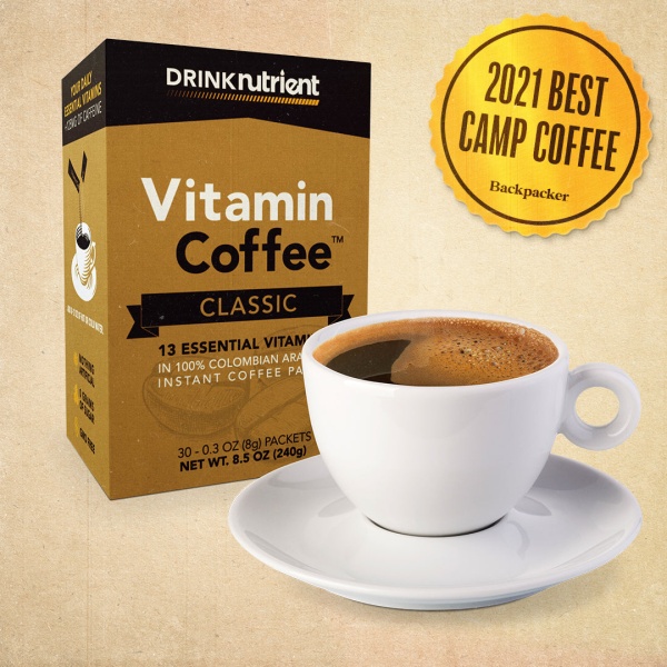 A cup of nutrient-rich vitamin coffee.