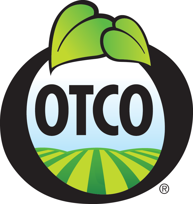 The otco logo featuring a leaf centerpiece.
