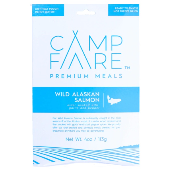 Campfare premium meals wild Alaskan salmon - 18-pack case.
