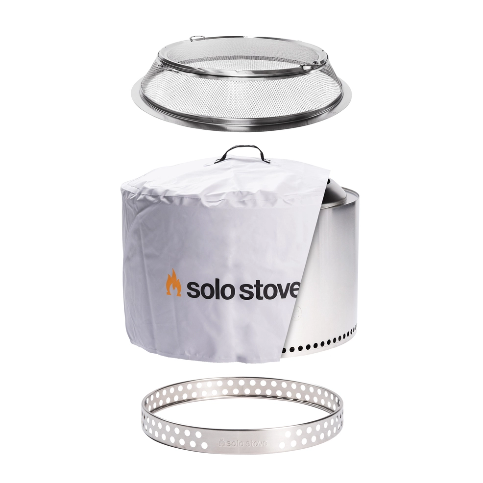 Solostove Yukon 1.0 stainless steel fire pit - portable and "smokeless".