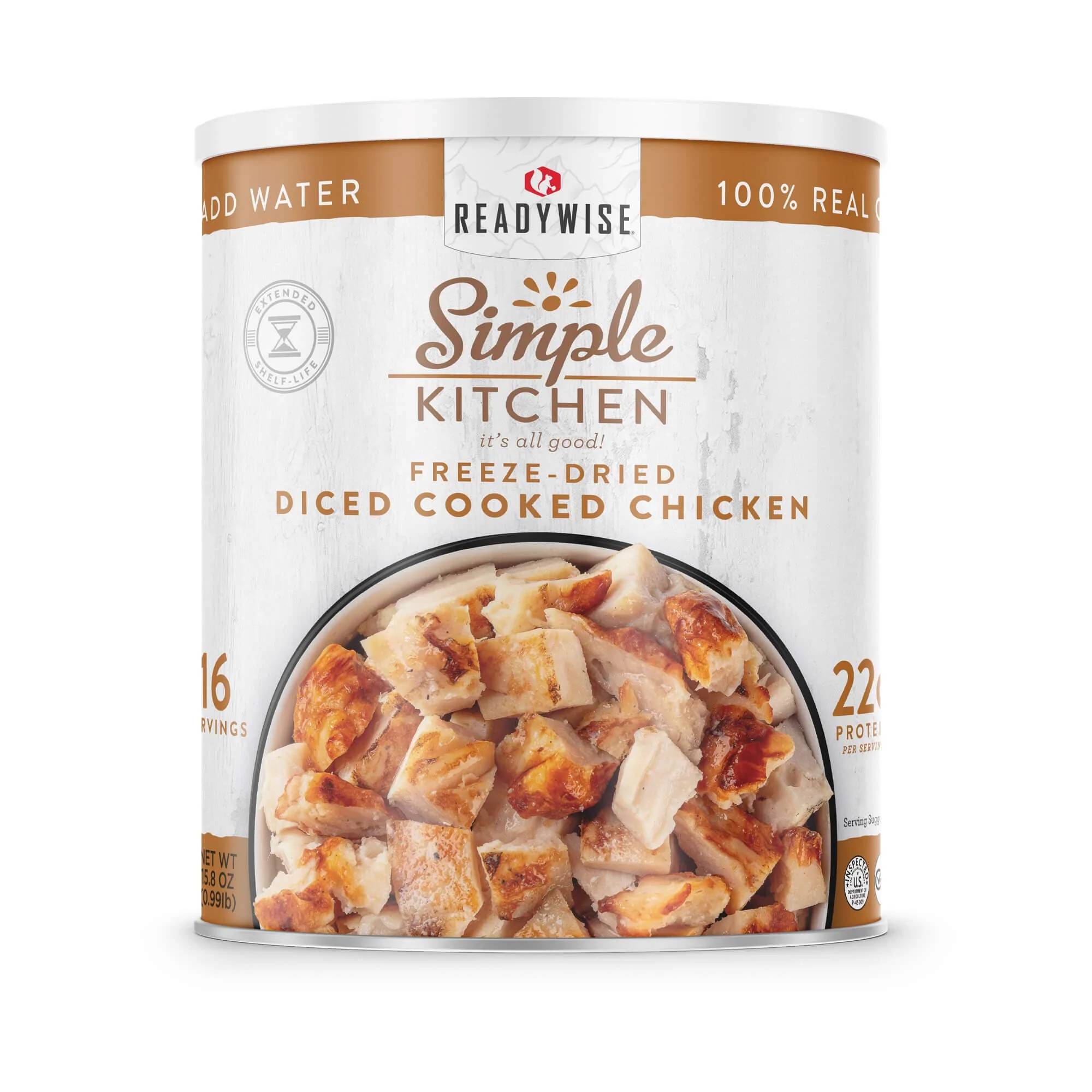 Redwise simple kitchen canned chicken.