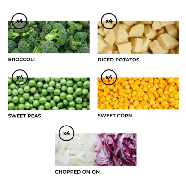 A variety of vegetables are depicted on a poster.
