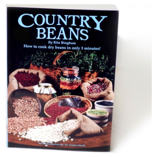 Rainy Day Foods Country Bean Cookbook with beans and ship.