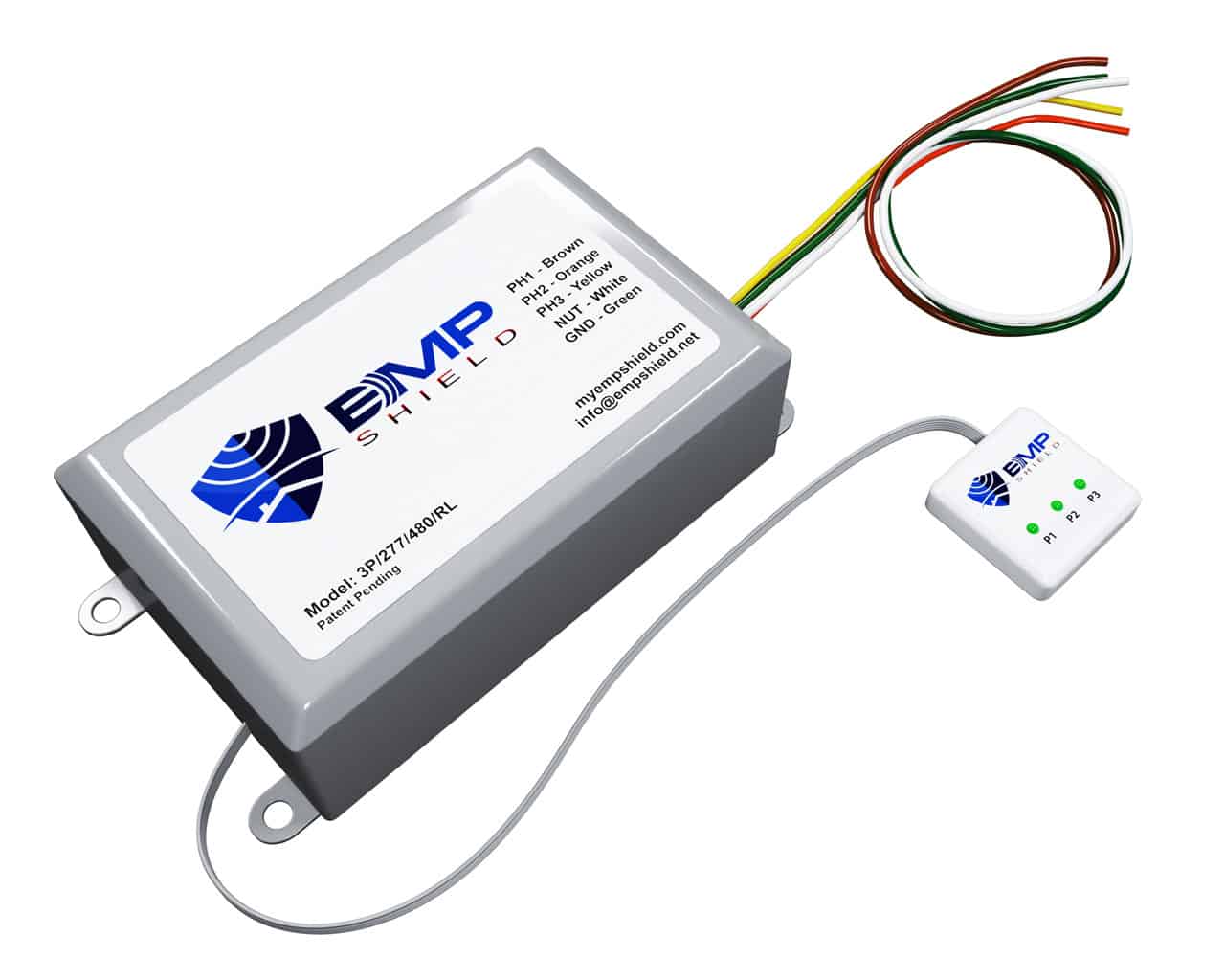 The EMP power supply is connected to a concealed model power supply with external LEDs.