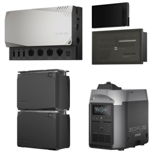 EcoFlow 4kw Power Kit with Smart Generator, equipped with Samsung solar inverter components.