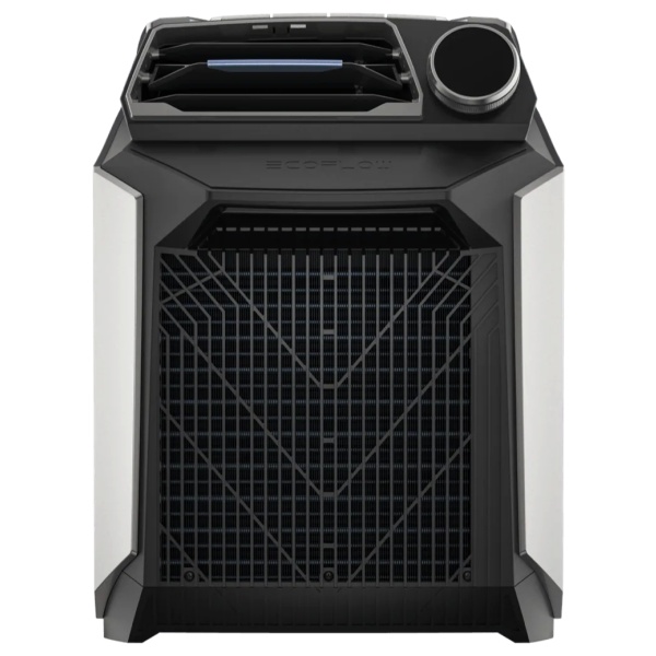 EcoFlow Wave Portable Air Conditioner in black and white (SHIPS IN 1-2 WEEKS) on a white background.
