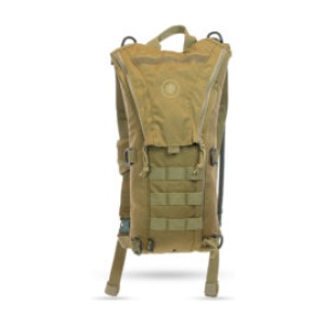 A tan hydration pack on a white background available in Coyote color and ships in 1-2 weeks.