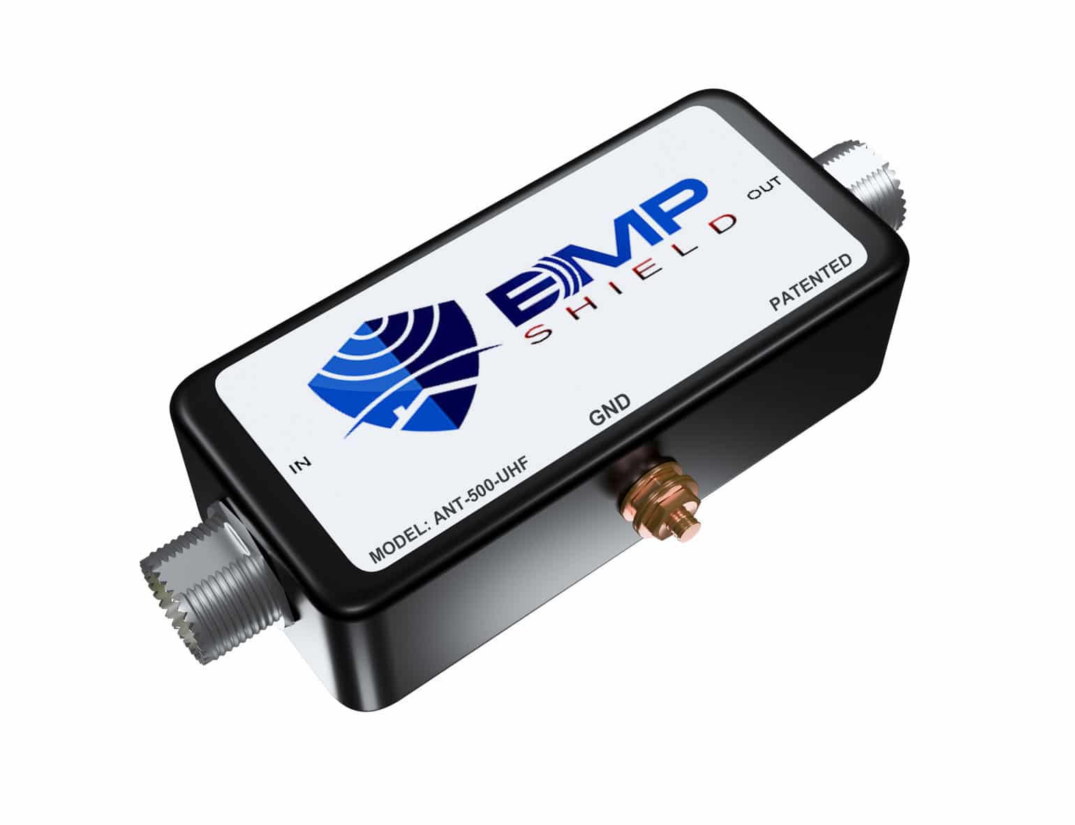 EMP Shield Radio and HF/VHF/UHF EMP Protection up to 500 Watts with UHF-Connectors.