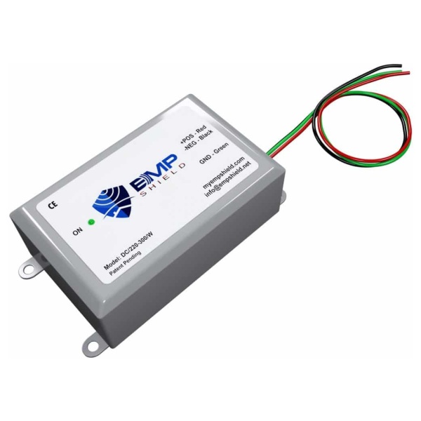 A power supply with EMP protection and DC 220-300 volt system.