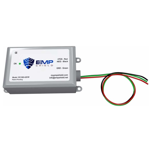 The emp module provides EMP protection for single DC 300-420 Volt systems.