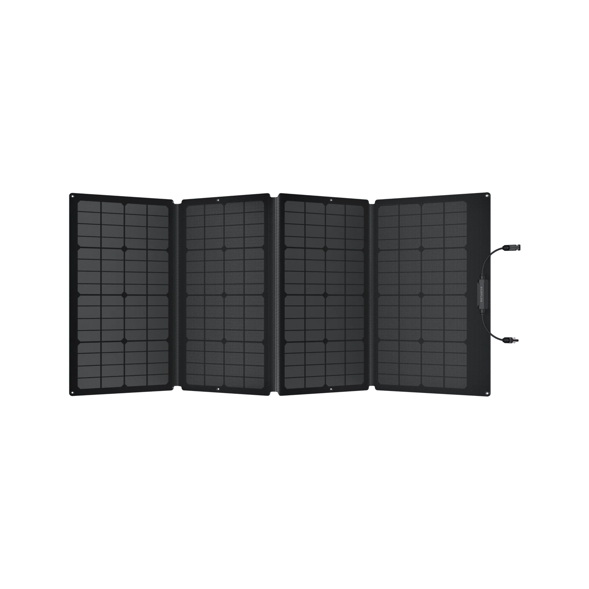 A fold out EcoFlow 160W Portable Solar Panel on a white background.