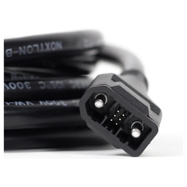A close up image of an EcoFlow Extra Battery Cable.