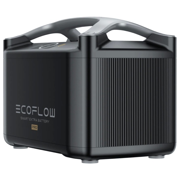 An EcoFlow RIVER Pro Extra Battery with a speaker in it.