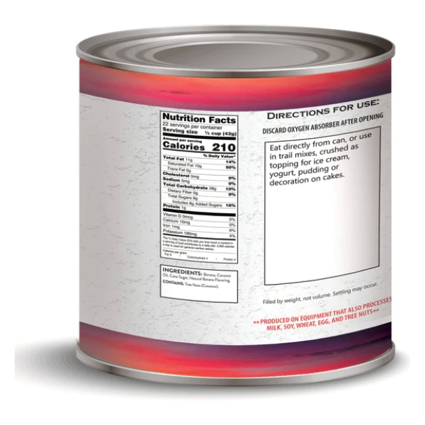A can of food on a white background.