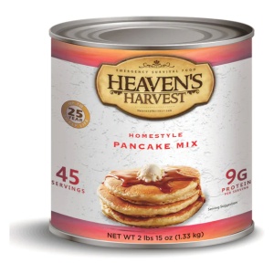 Heaven's Harvest Freeze-Dried Pancake Mix - 45 Servings (SHIPS IN 1-2 WEEKS).