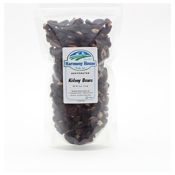 Harmony House Dark Kidney Beans (4 oz) on a white background.