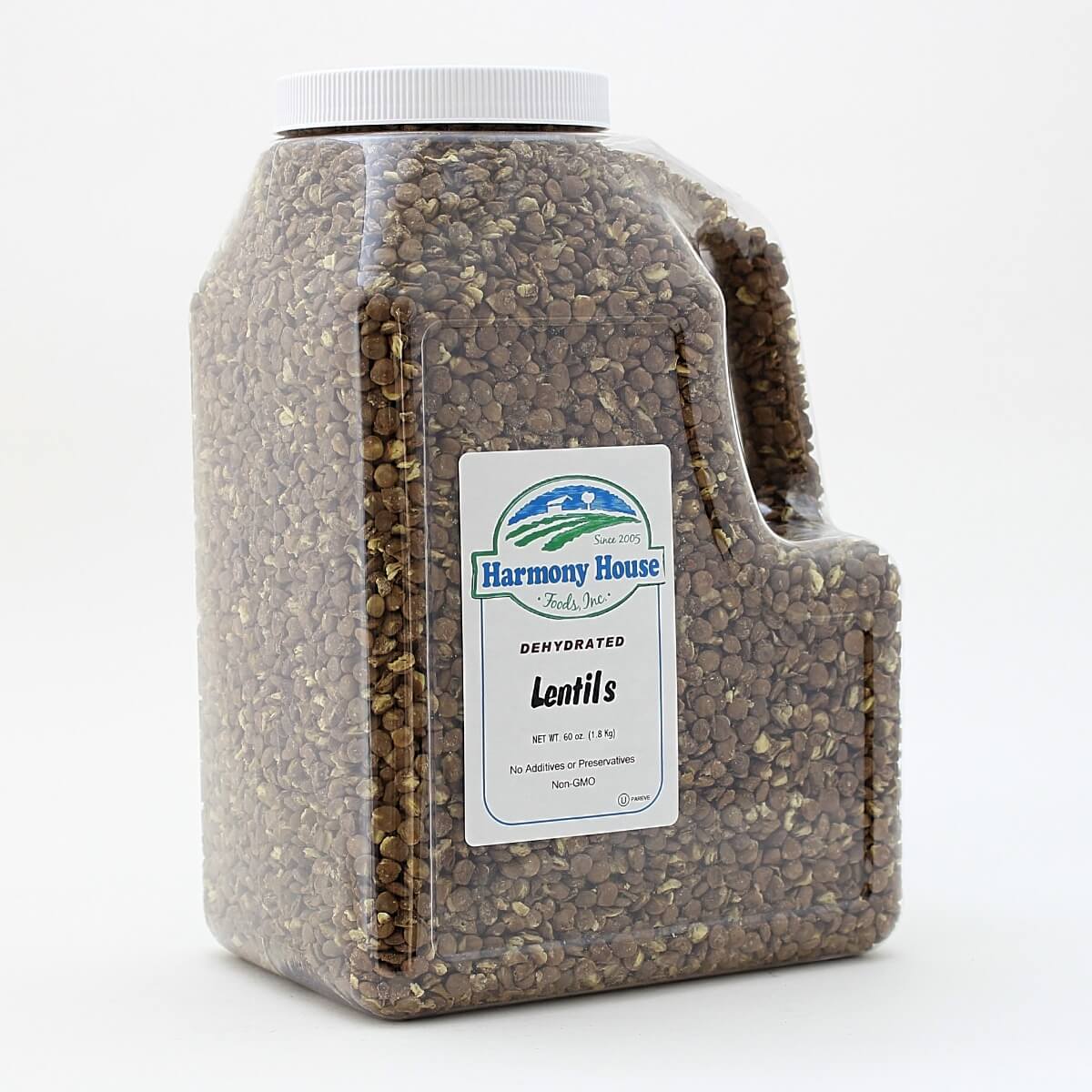 Harmony House Lentils (3.75 lbs) on a white background.