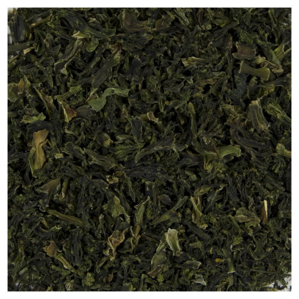 A close up of a pile of green tea.
Keywords: green tea