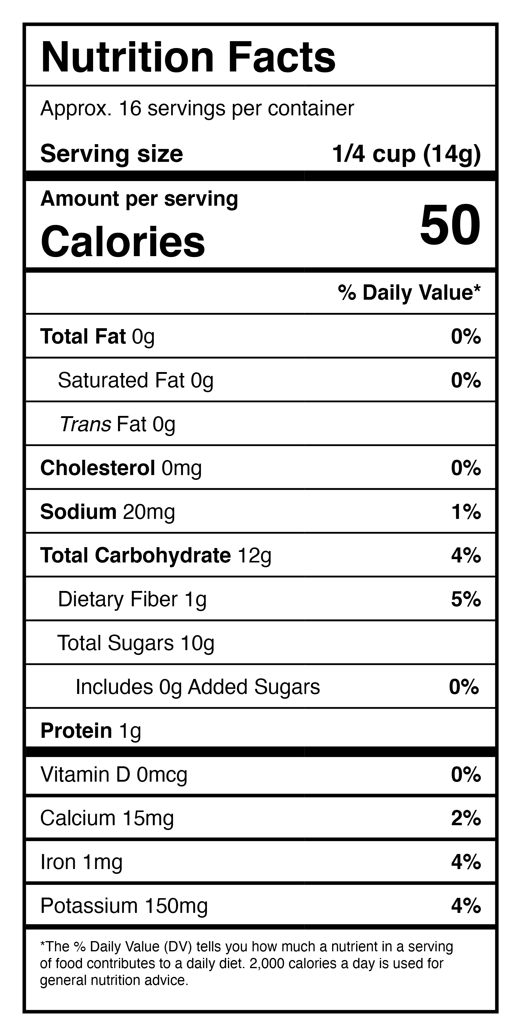 A protein powder with a nutrition label.