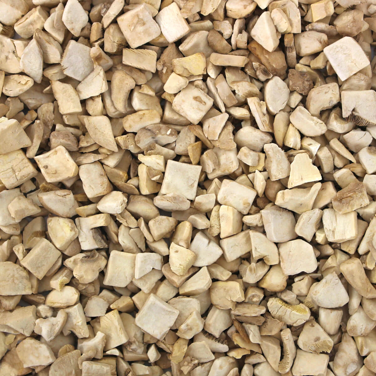 A pile of wood pieces.