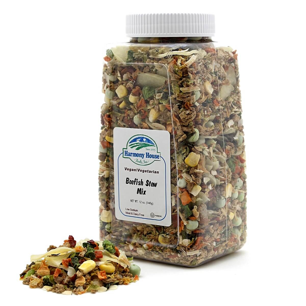 A jar of bird food on a white background, shipped in 1-2 weeks.