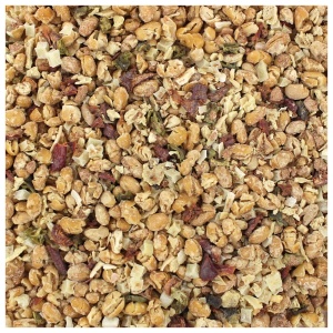A close up image of granola.