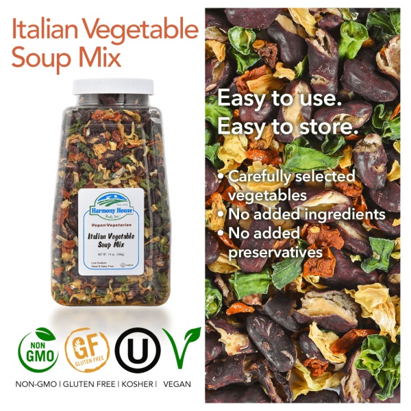Italian vegetable soup mix.