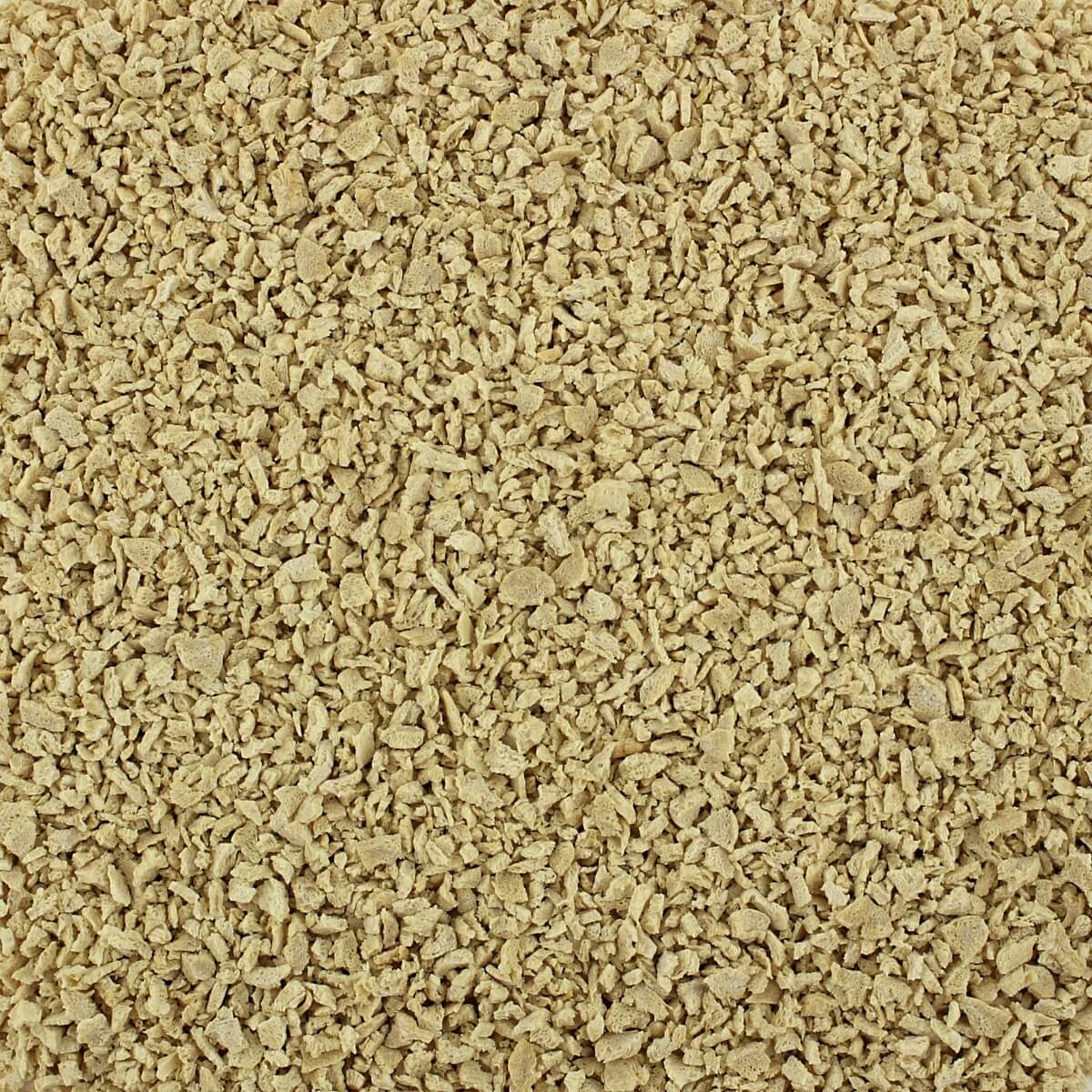 A close up image of a beige textured background with (6 Zip Pouches).