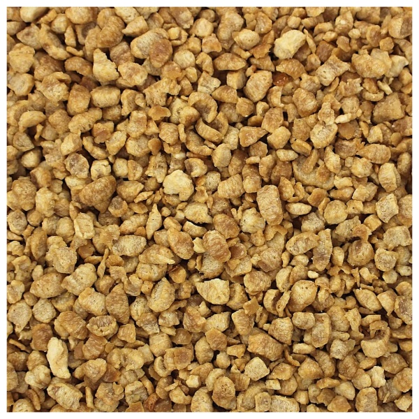 A close up image of a pile of brown granola from Harmony House Deluxe Plant-Based Protein Sampler.