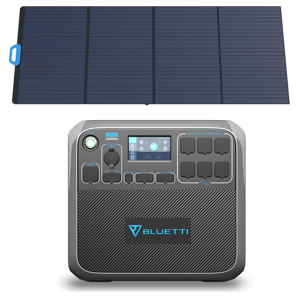 A portable solar panel with a charger attached to it, perfect for emergency situations and ensuring food storage.
