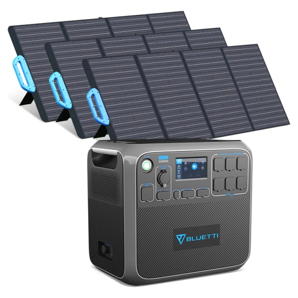A portable solar power system is useful for emergency situations and can also be used for food storage.