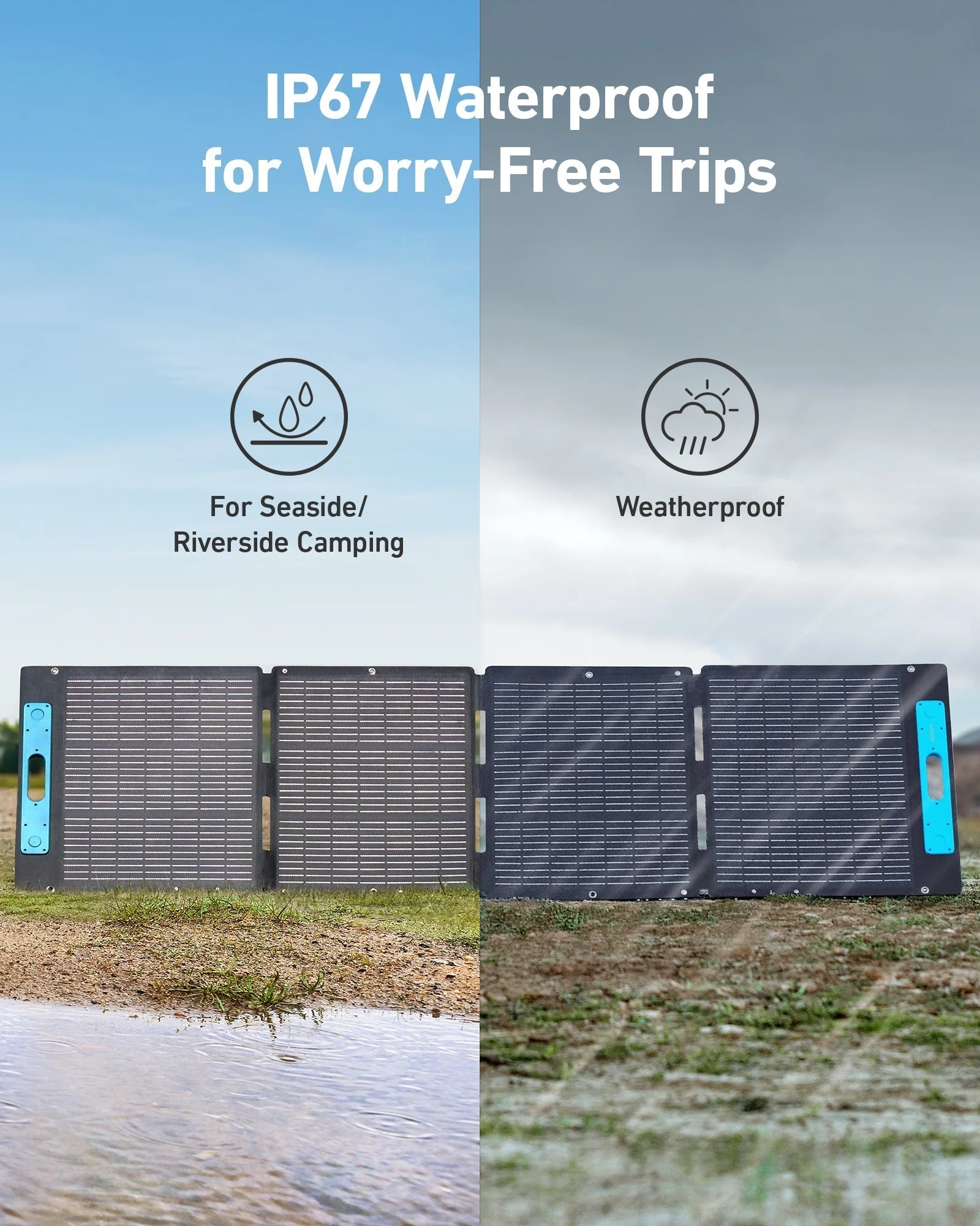 Ip67 waterproof for worry free emergency food storage trips.