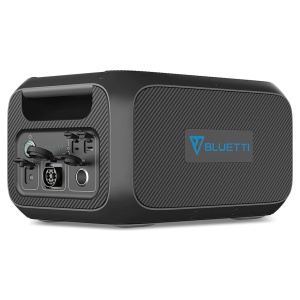 A portable speaker with a blue logo on it is also available in black.