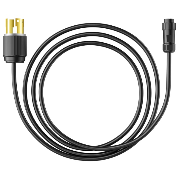 A black cord with a gold plug, ideal for emergency food storage, is attached to it.