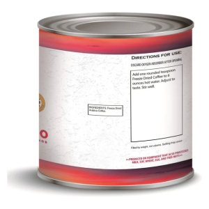 A can of emergency food storage paint.