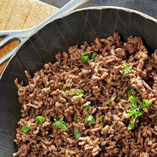 Ground beef is a versatile ingredient that can be used for emergency food storage.