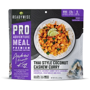 Thai style coconut curry is an excellent option for emergency food storage.