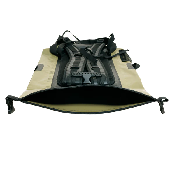 A Dry Bag Waterproof Backpack with a strap attached to it.
