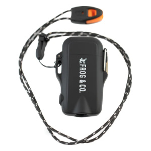 The Tough Tesla Lighter 2.0 is a small electronic device with a cord attached to it.