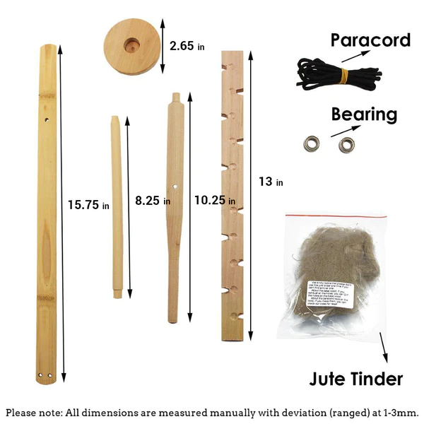 Julie's fire starter kit includes a tinder paracord kit and is perfect for outdoor enthusiasts. With the help of Frog & Co., this kit provides everything you need to start a fire in