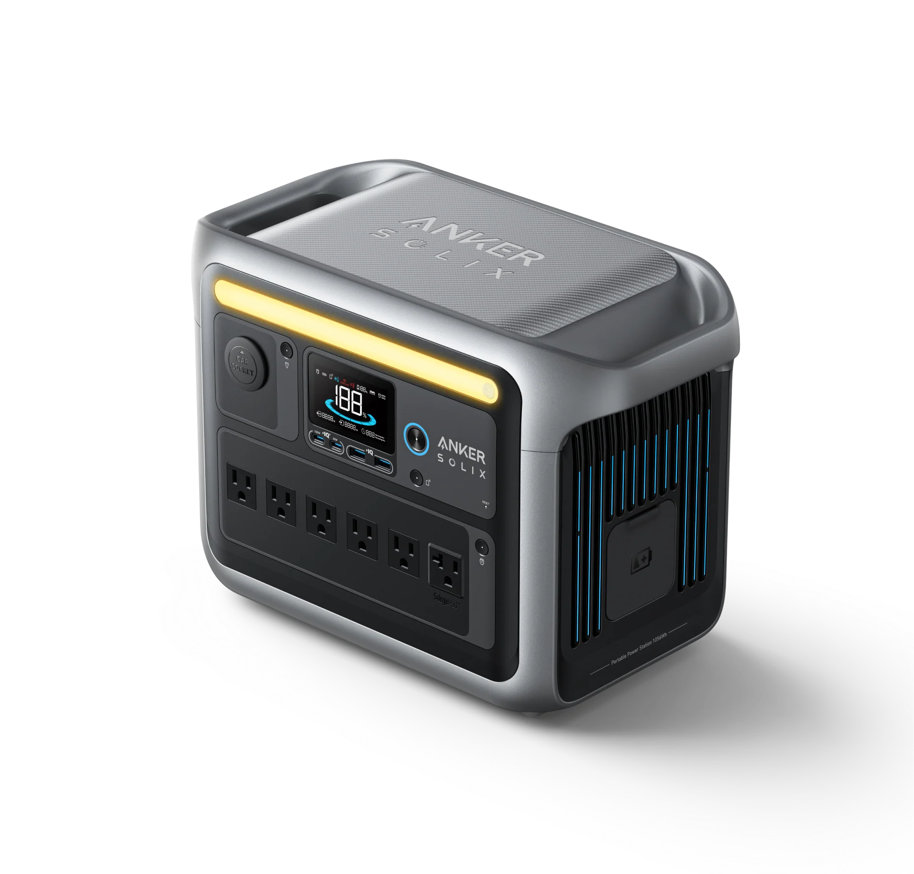 Anker SOLIX C1000X Portable Power Station (1056 Wh, 1800W) - (SHIPS IN 1-2  WEEKS)